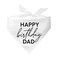 Tees & Happy Birthday Dad Dog Bandana White OS 968