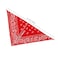 Yilad Red Paisley Dog Bandana Scarf Triangle Bibs Pet Accessories Cat Kerchief One Size