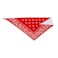 Yilad Red Paisley Dog Bandana Scarf Triangle Bibs Pet Accessories Cat Kerchief One Size