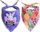 Upaw 2 Pack Dog Easter Bandana Triangle Bibs Pet Scarf for Small to Large Dogs and Cat