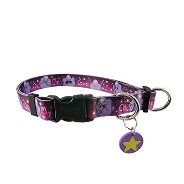 Adventure Time Lumpy Space Princess OMGlob Adjustable Nylon Dog Collar Medium