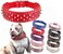 BTDCFY Hoot PU Leather Adjustable Spiked Studded Dog Collar 2 Wide 31 Spikes SNeck 1720 Red