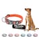 KRUZ PET Kruz Dog Collar for Medium Dogs Width 34 Length 17215 Reflective Adjustable Pet Neck Band with Soft Padding HeavyDuty ORing 100 Nylon Strap Orange Medium