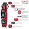 KRUZ PET Kruz Dog Collar for Medium Dogs Width 34 Length 17215 Reflective Adjustable Pet Neck Band with Soft Padding HeavyDuty ORing 100 Nylon Strap Orange Medium