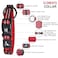 KRUZ PET Kruz Dog Collar for Medium Dogs Width 34 Length 17215 Reflective Adjustable Pet Neck Band with Soft Padding HeavyDuty ORing 100 Nylon Strap Orange Medium