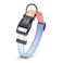 Roses&Poetry RosesPoetry Reflective Dog Collar with Gradient Azure Adjustable Durable Pet Collars for Small Medium Large Dogs AzureXS