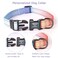Roses&Poetry RosesPoetry Reflective Dog Collar with Gradient Azure Adjustable Durable Pet Collars for Small Medium Large Dogs AzureXS