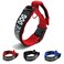 Homiego 3 Colors 3 Sizes K9 Service Dog Collar Tactical Collar Adjustable Nylon Basic Dog Collar with Reflective Patch for Small Dogs with 125155 Neck Girth S Red Collar Only