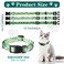 Weewooday 3 Pieces St Patricks Day Dog Collars Adjustable Collars for Dogs Dog Collars for Holiday Pet Supplies Fresh ColorShamrock Pattern