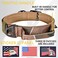 ADITYNA Heavy Duty Dog Collar for Medium Dogs Camo Collar with Handle for Training and Walking Wide Thick Tactical Soft Neoprene Padded