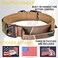 ADITYNA Heavy Duty Dog Collar for Medium Dogs Camo Collar with Handle for Training and Walking Wide Thick Tactical Soft Neoprene Padded