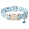 Aring pet ARING PET Dinosaur Dog Collar Blue Summer Pet Collars with Quick Release Buckle for Puppy Small Medium Large Boy Girl DogsS