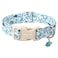 Aring pet ARING PET Dinosaur Dog Collar Blue Summer Pet Collars with Quick Release Buckle for Puppy Small Medium Large Boy Girl DogsS
