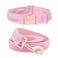 Aring pet ARING PET Dog Collar and Leash Velvet Dog Collar and Leash Set Soft Comfy Adjustable Collars for Dogs