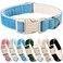Aring pet ARING PET Dog CollarAdjustable Cotton Small Dog Collars Lightweight Comfortable Blue Pet Collars with Quick Release Buckle for Small Medium Large Dog