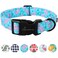 Aring pet ARING PET Flamingo Dog CollarCute Cotton Medium Dog Collars Adjustable Lightweight Summer Pet Collars for Small Medium Large Boy and Girl Dogs Medium