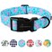 Aring pet ARING PET Flamingo Dog CollarCute Cotton Medium Dog Collars Adjustable Lightweight Summer Pet Collars for Small Medium Large Boy and Girl Dogs Medium