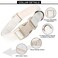 Aring pet ARING PET White Dog CollarAdjustable Small Dog Collars Lightweight Cotton Wedding Pet Collars with Quick Release Buckle for Small Medium Large Dog
