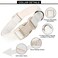 Aring pet ARING PET White Dog CollarAdjustable Small Dog Collars Lightweight Cotton Wedding Pet Collars with Quick Release Buckle for Small Medium Large Dog