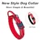 AUBELL Reflective Tactical Dog CollarAdjustable Military Heavy Duty K9 Collars with Handle and Quick Release Metal Buckle Great for Medium Dogs with Airtag Case and 2 Patches RedM