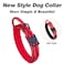 AUBELL Reflective Tactical Dog CollarAdjustable Military Heavy Duty K9 Collars with Handle and Quick Release Metal Buckle Great for Medium Dogs with Airtag Case and 2 Patches RedM