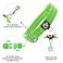 azuza Reflective Dog Collar Soft Neoprene Padded Pet Collar with ID Tag Ring Adjustable for Small DogsGreenS