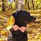 Babole Pet Fall Dog Collar with Bow Tie Thanksgiving Orange Red Plaid Dog Collars Adjustable Cotton Metal Buckle Bowtie Collar for Small Medium Large Boy Girl Dogs S
