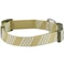 Blueberry Pet 4 Patterns Artisan Crochet Inspired Endless Squares Adjustable Dog Collar Olive Green Medium Neck 14520