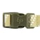 Blueberry Pet 4 Patterns Artisan Crochet Inspired Endless Squares Adjustable Dog Collar Olive Green Medium Neck 14520