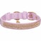 Blueberry Pet Sparkling Rhinestone Adjustable Dog Collar with Metal Buckle Lavender Neck 17205 for Large Breed