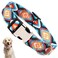 YOUALSO Boy Dog Collars for Small Medium Large XL Dogs Western Aztec Tribal Quick Release Buckle Metal Clasp Cool Basic Male Pet Collar Boho M