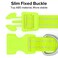 BSEEN Adjustable LED Dog Cat Collar Rechargeable Small Breeds Green 85118 inches Nylon Lightweight Reflective 2 Flash Modes