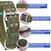 Cdycam Buckle Dog Collar 2 Wide Adjustable Nylon Military Tactical Dog Collars 2Rows D Ring Heavy Duty Dog Collar