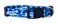 Native Pup Camo Dog Collar Small Blue