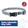 Coastal Pet Styles Adjustable Dog Collar Stylish Patterned Fabrics SnapLock Buckle Adjustable Dog Collar for Small Medium or Large Dogs Black Skulls 58 x 1014