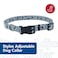 Coastal Pet Styles Adjustable Dog Collar Stylish Patterned Fabrics SnapLock Buckle Adjustable Dog Collar for Small Medium or Large Dogs Black Skulls 58 x 1014