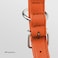 CollarDirect Rolled Leather Dog Collar Soft Padded Round Puppy Collar Handmade Genuine Leather Collar Dog Small Large Cat Collars 13 Colors 67 Inch Orange Textured