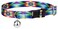 Country Brook Petz Tie Dye Flowers Cat Collar Groovy Collection Featuring Far Out Designs