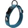 La La Creation Core Reflective Dog Collar with Ring Breathable Mesh Soft Padded Adjustable Nylon Pet Collar 08 Wide Blue L