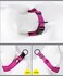 La La Creation Core Reflective Dog Collar with Ring Breathable Mesh Soft Padded Adjustable Nylon Pet Collar 08 Wide Pink L