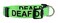 Native Pup Deaf Dog Collar Hard of Hearing Warning Small