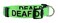 Native Pup Deaf Dog Collar Hard of Hearing Warning Small