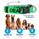 Native Pup Deaf Dog Collar Hard of Hearing Warning Small