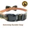 Pipidog Dog Collar Bow Ties Sturdy Soft MaterialLeather Camouflage Collars for Small Medium Large Dogs Breed Puppies Adjustable 12 Colors and 3 Sizes Camouflage S 1014