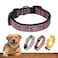 Art Tribute Dog Collar for Small Medium Large Dogs Woven Pattern on Long Lasting Adjustable and Strong Puppy Quick Release Buckle Quality Pink Collar Get It Now