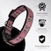 Art Tribute Dog Collar for Small Medium Large Dogs Woven Pattern on Long Lasting Adjustable and Strong Puppy Quick Release Buckle Quality Pink Collar Get It Now