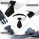 XZYZ Dog Collar Soft Polyester Dog Bow Tie with Metal Buckle for Large Medium and Small Boys Cat Dog Tie Medium GreenWhite