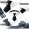 XZYZ Dog Collar Soft Polyester Dog Bow Tie with Metal Buckle for Large Medium and Small Boys Cat Dog Tie Small GreenWhite
