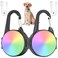 Myddomi Dog Lights for Night Walking 4 Modes IP68 Waterproof Dog Collar Light for Nighttime Clip on HighCapacity Rechargeable with 2 USB C Cables2 Pack