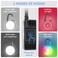 Myddomi Dog Lights for Night Walking 4 Modes IP68 Waterproof Dog Collar Light for Nighttime Clip on HighCapacity Rechargeable with 2 USB C Cables2 Pack
